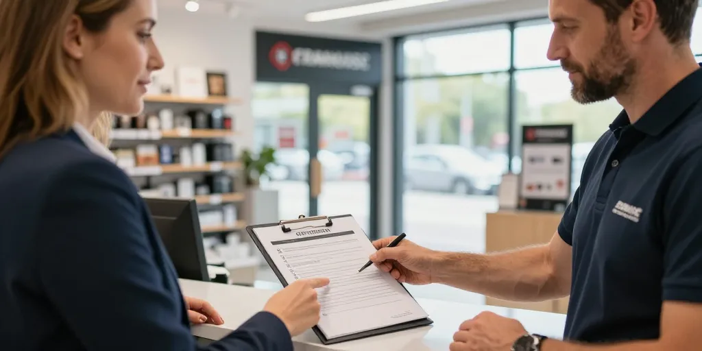 magasin en franchise définition