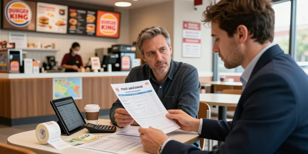 combien gagne un franchise burger king